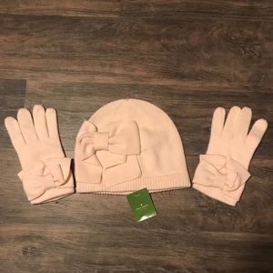 Kate Spade hat and glove set